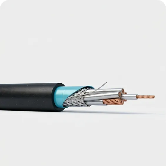 Cabo de controle 1000V blindado com fita de alumínio poliéster + dreno (PVC/PVC)