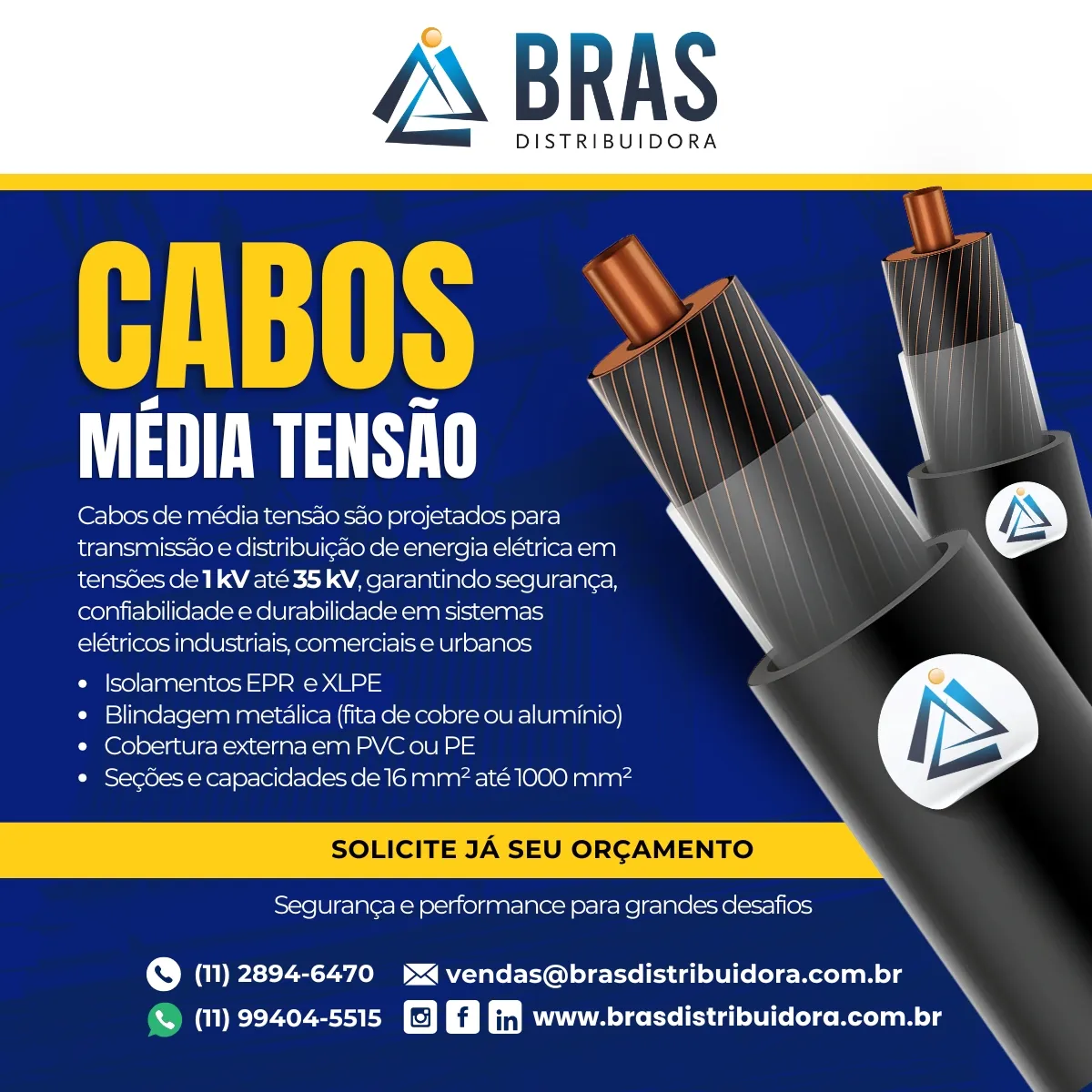 Cabos de Média Tensão