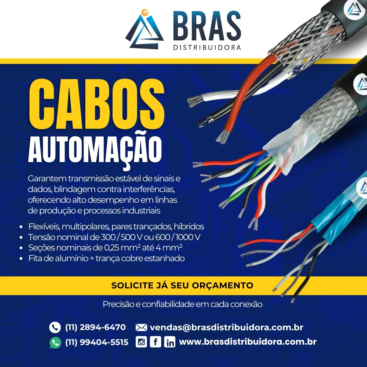 Cabos para Automação