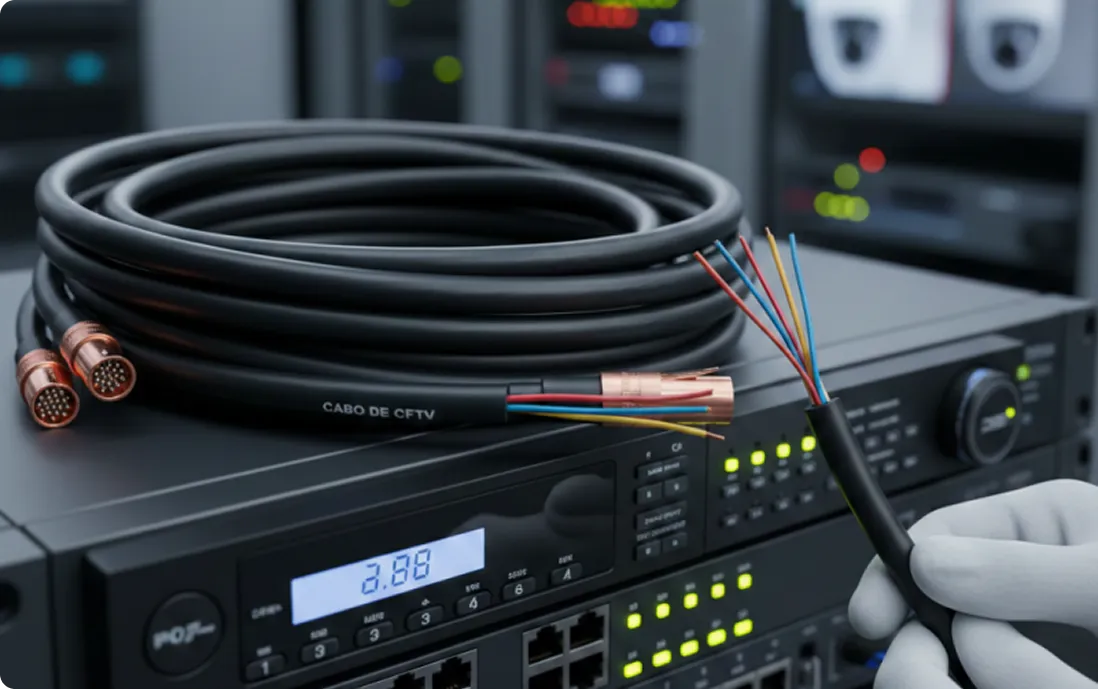Cabo de CFTV Essencial Para Segurança Eficaz