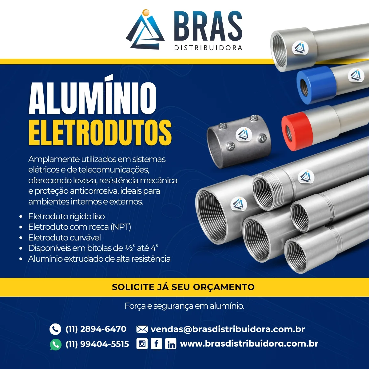 Eletroduto Alumínio