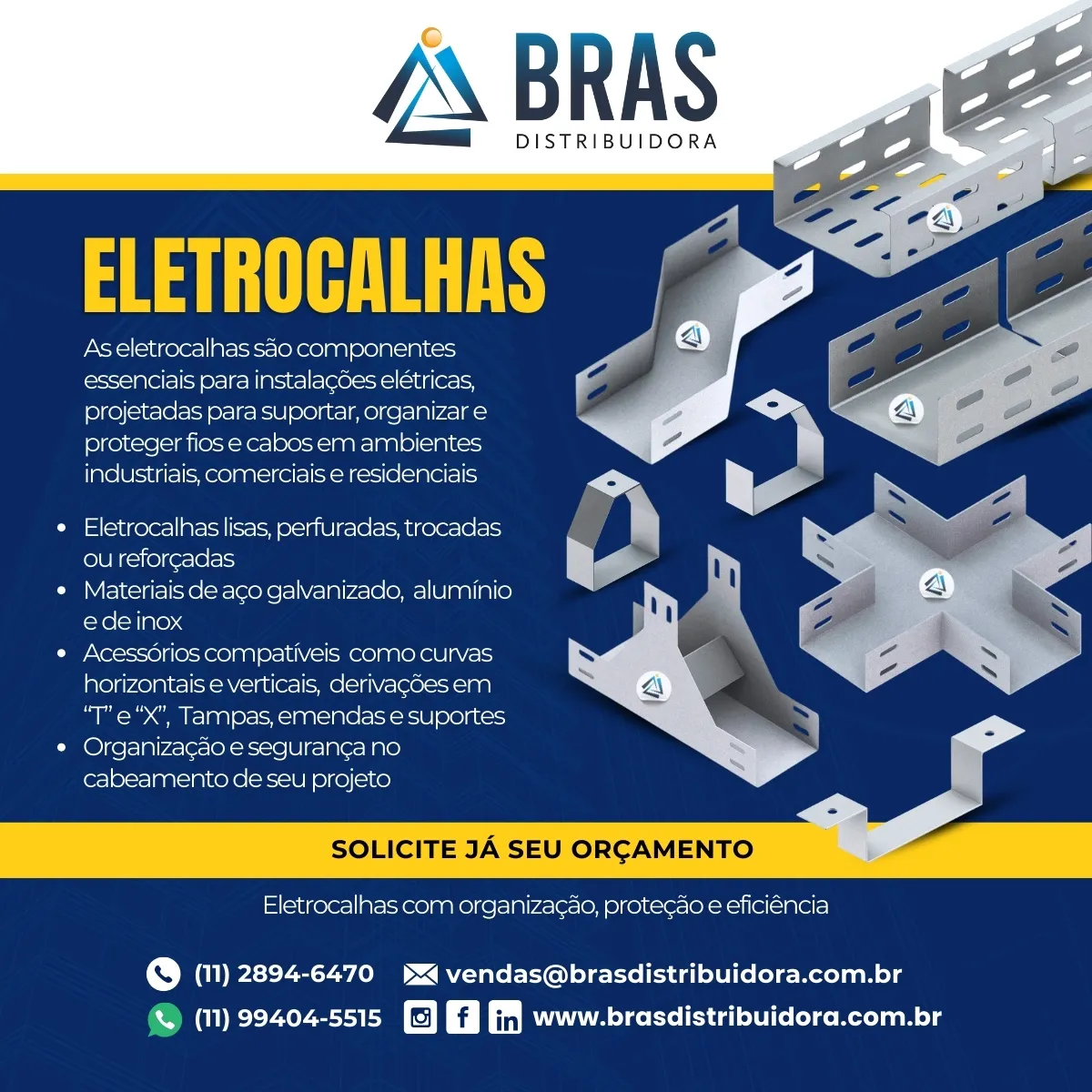 Fabricantes de Eletrocalhas