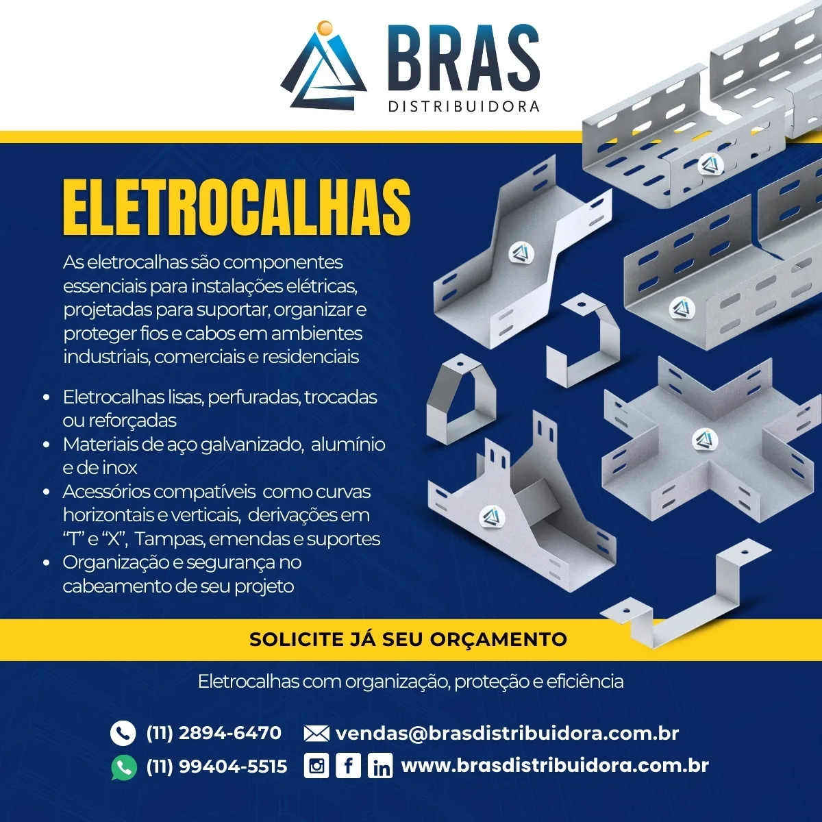 Fabricantes de Eletrocalhas