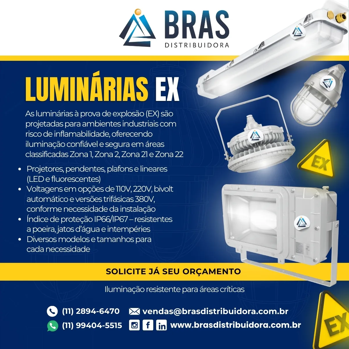 Iluminação à Prova de Explosão