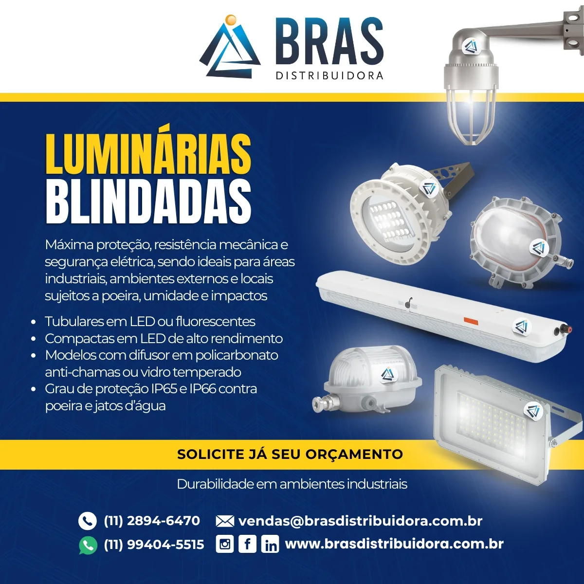 Luminária à Prova de Explosão