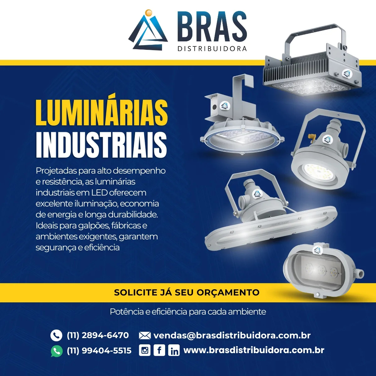 Luminárias Industriais
