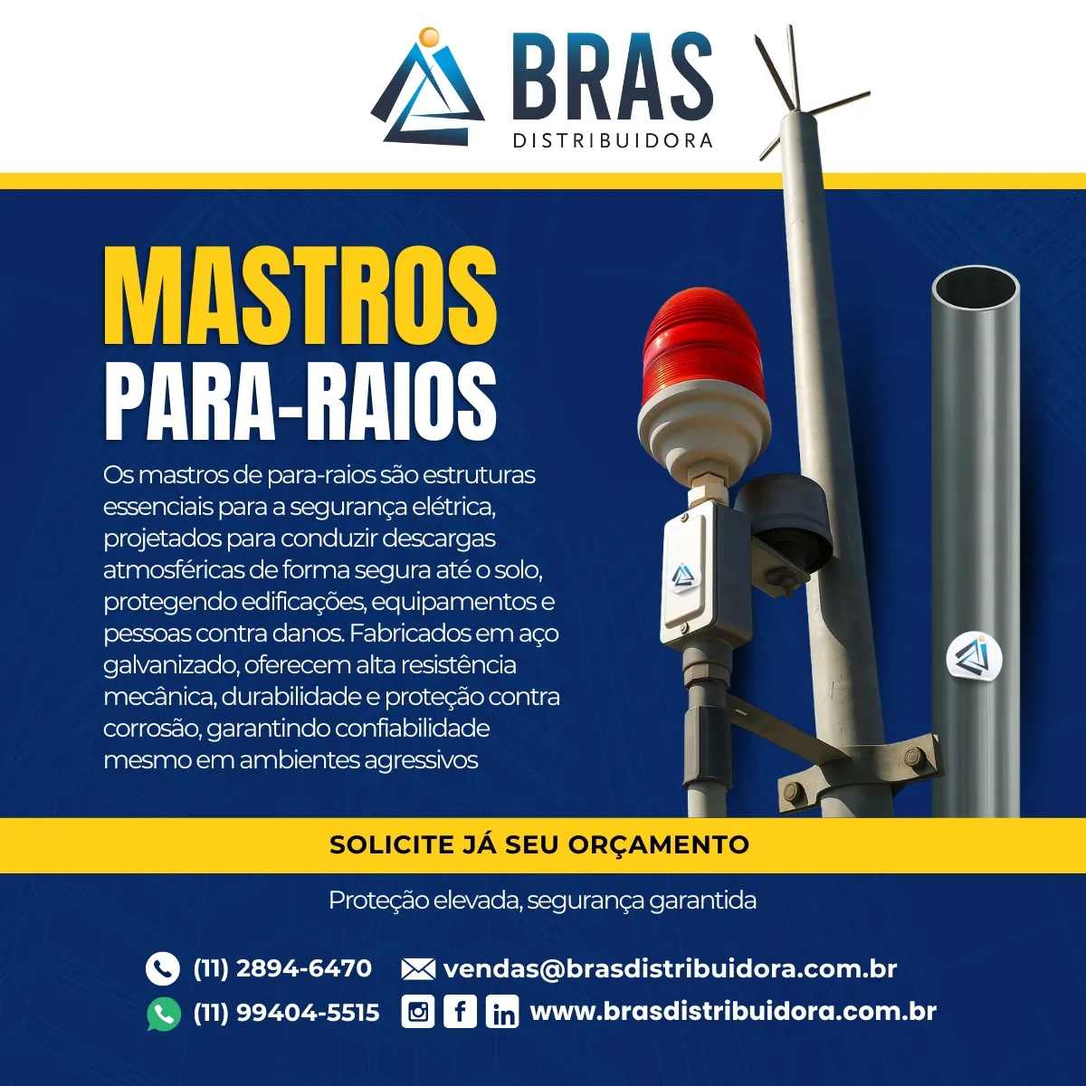 Mastro para Para-raio
