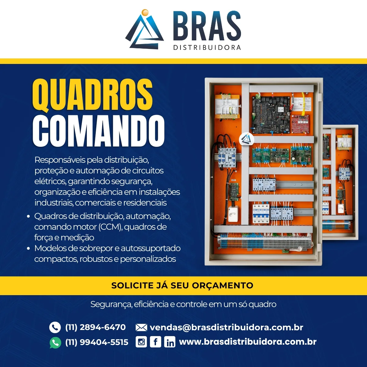 Quadros de Comando Elétrico