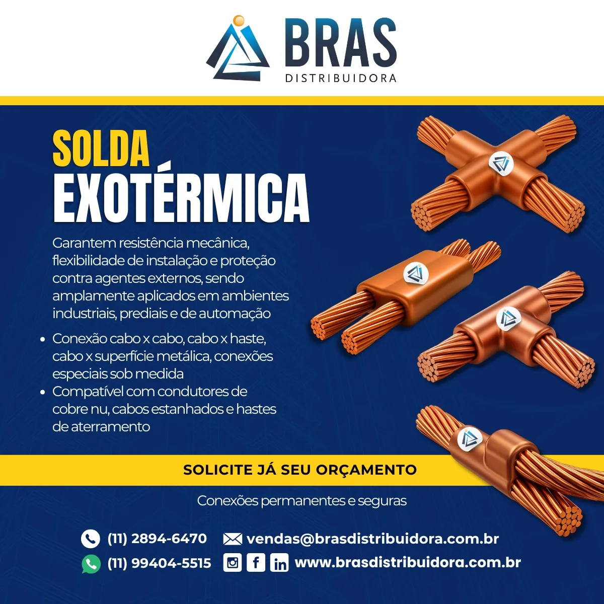 Solda Exotérmica para Aterramento