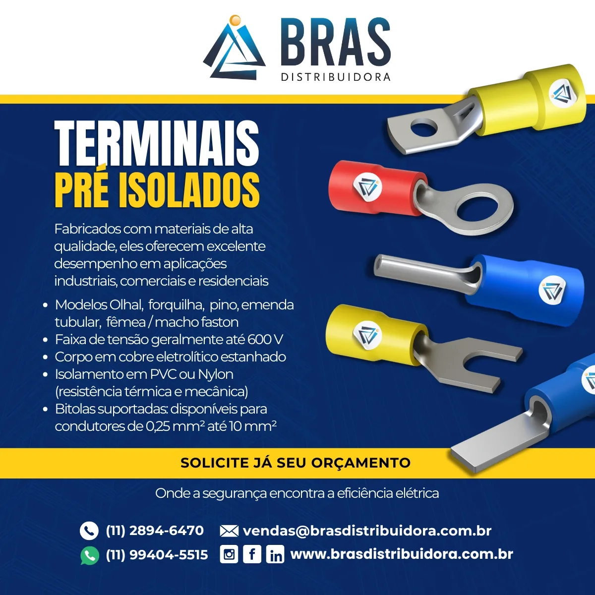 Terminais Pré-isolados